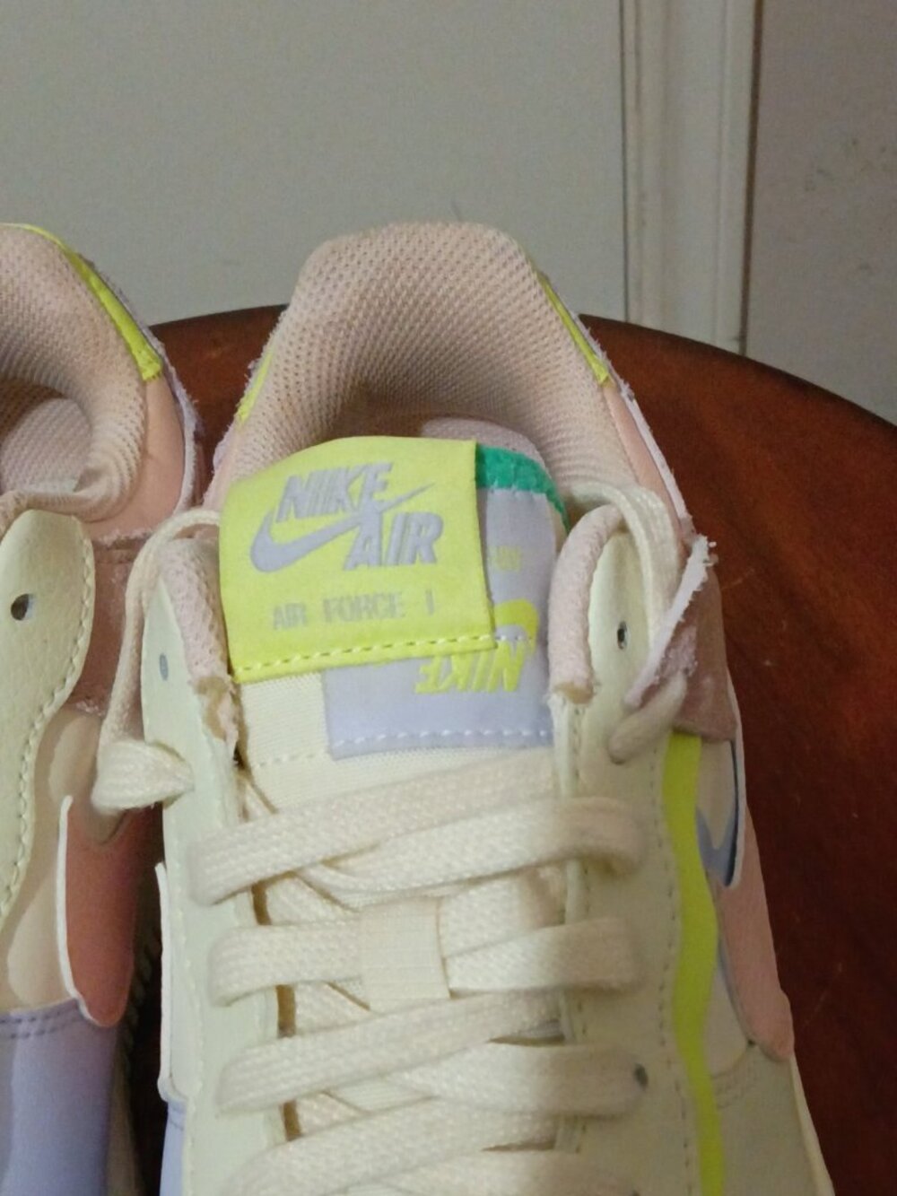 Nike Air Force 1 Shadow Women Size 9.5 US Cashmere Sneakers Shoe CI0919-700 2021 - Picture 6 of 14